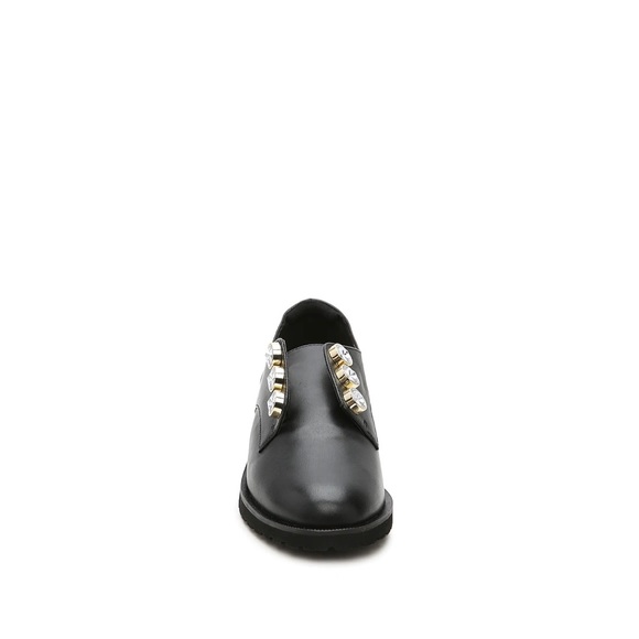 🆕 Kurt Geiger Bax Slip on Oxfords in Black Size 40 - Picture 3 of 6